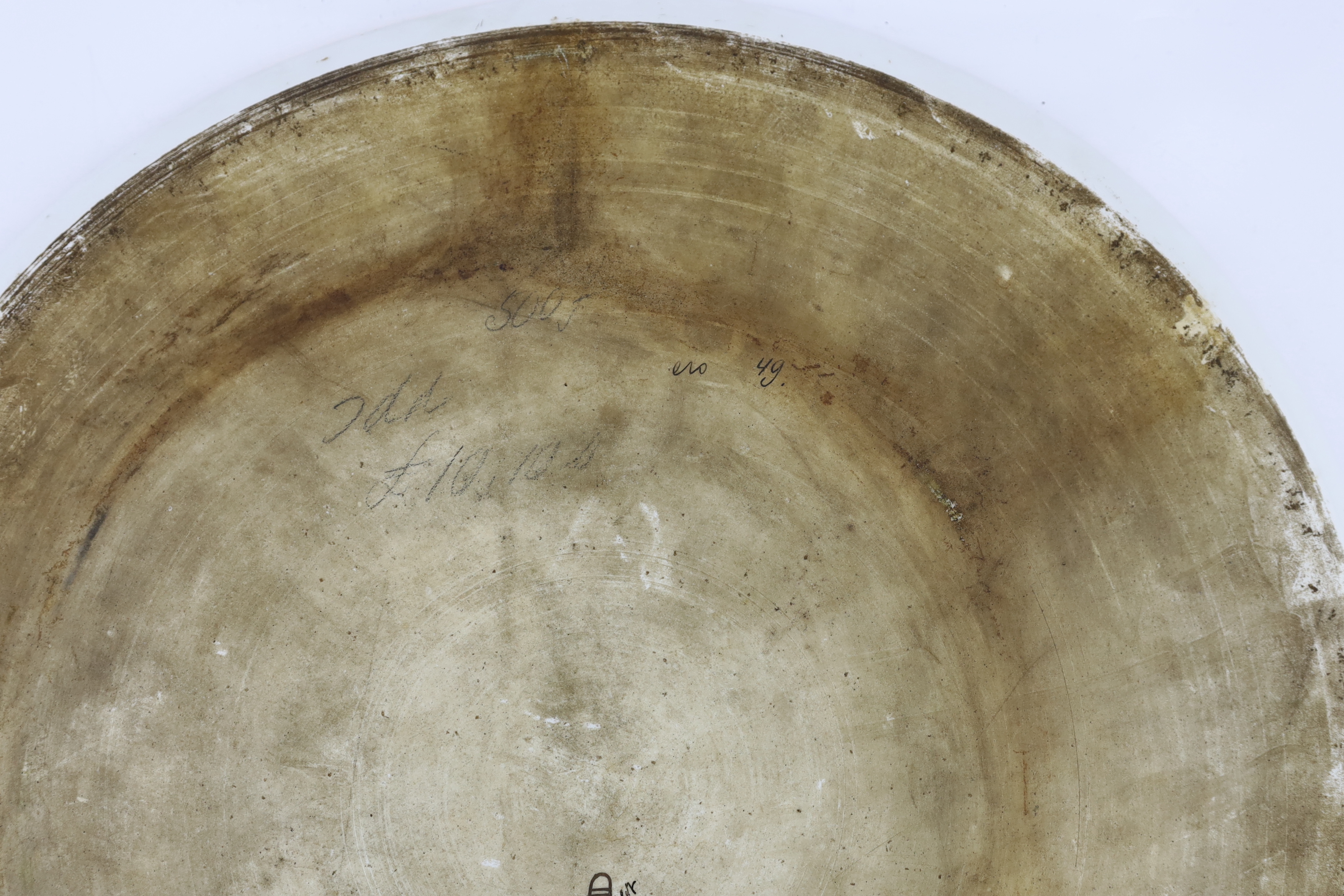 A Vienna style ‘Juno und Aeolus’ circular tray, c.1900